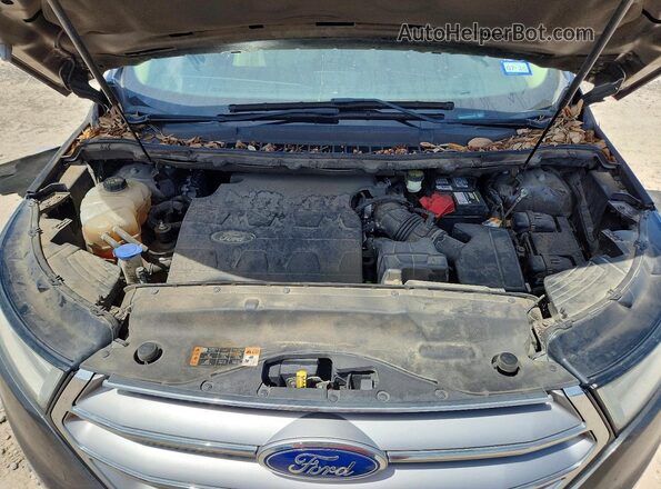 2FMPK3J89GBB19104 2016 FORD EDGE Gray Vista del compartimento del motor