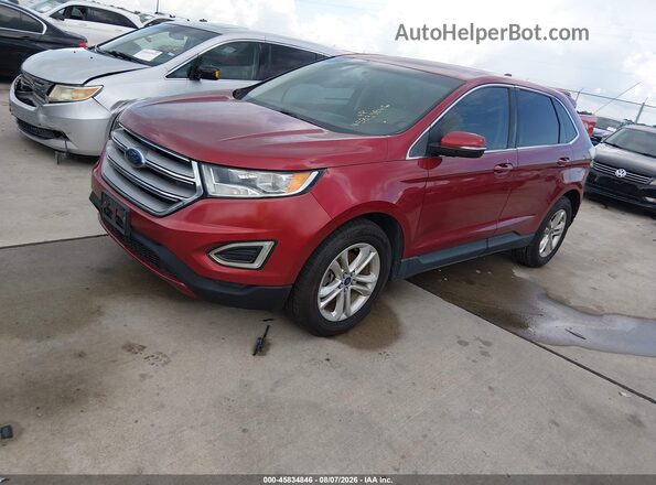 2FMPK3J89GBC20823 2016 FORD EDGE Red Przód lewy