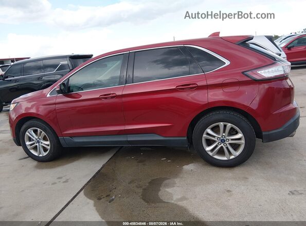 2FMPK3J89GBC20823 2016 FORD EDGE Red Widok wnętrza 360 stopni