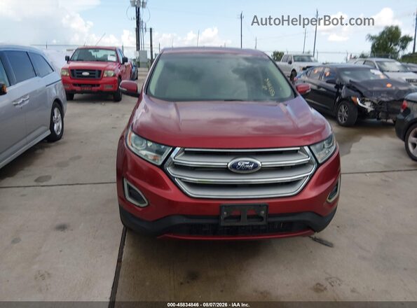 2FMPK3J89GBC20823 2016 FORD EDGE Red Widok zestawu wskaźników