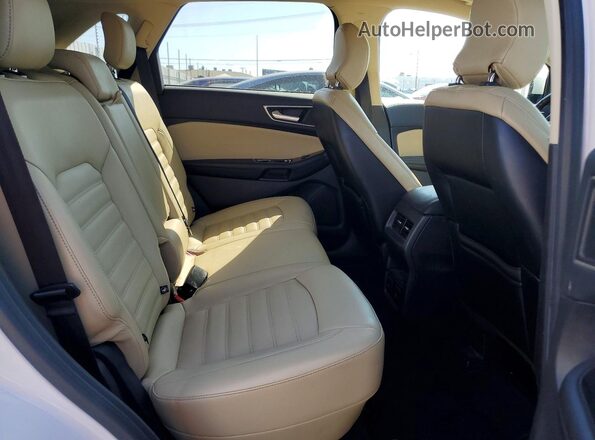 2FMPK3J90HBB27926 2017 FORD EDGE White Rear interior view