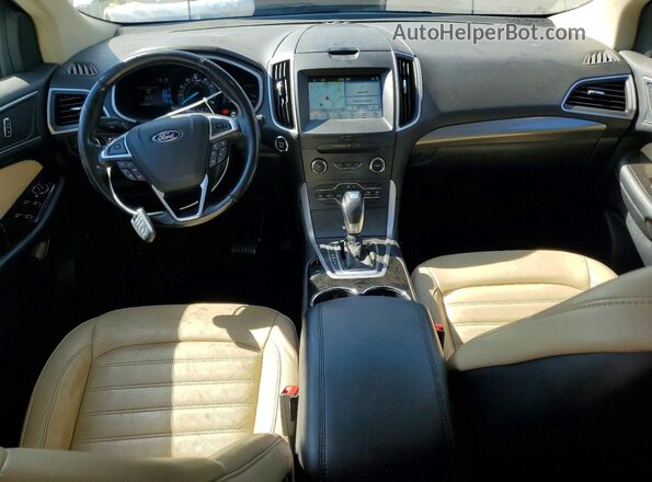 2FMPK3J90HBB27926 2017 FORD EDGE White Dashboard view