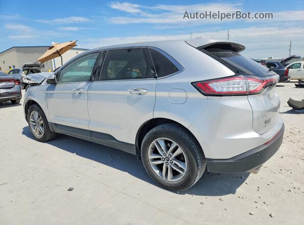 2FMPK3J90JBB78591 2018 FORD EDGE Silver Trasero izquierdo