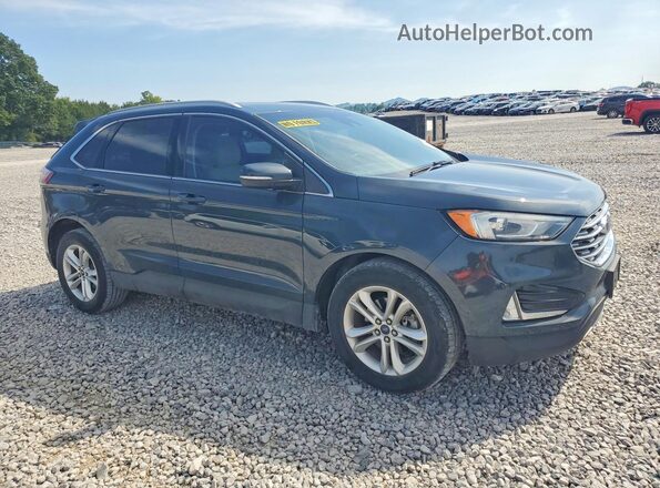 2FMPK3J90KBC68566 2019 FORD EDGE Бирюзовый Передняя правая четверть