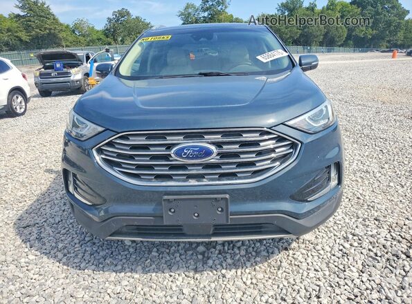 2FMPK3J90KBC68566 2019 FORD EDGE Бирюзовый Вид спереди