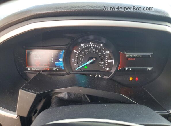 2FMPK3J90LBA29231 2020 FORD EDGE Black Вид щитка приладів