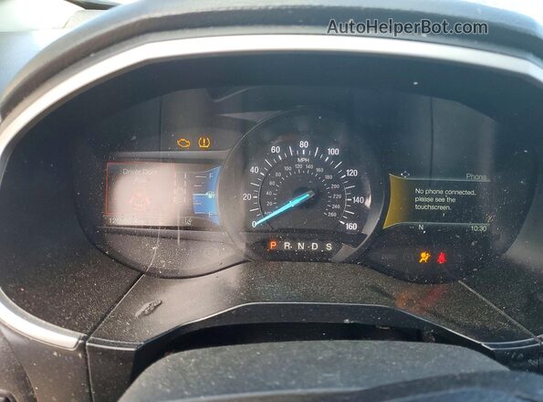 2FMPK3J90LBA57207 2020 FORD EDGE Black Սարքավորումների վահանակի տեսք