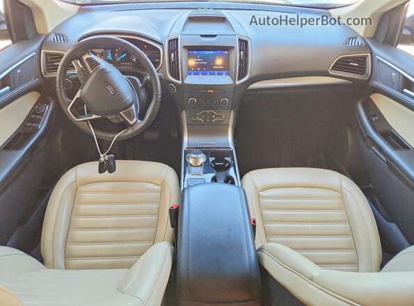 2FMPK3J90LBB02906 2020 FORD EDGE Blue Vista del salpicadero
