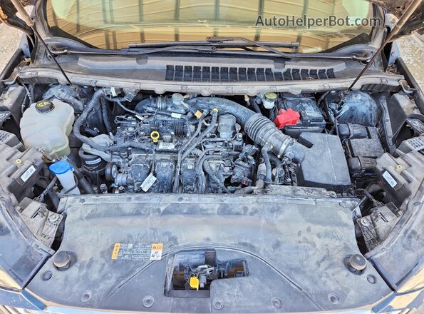 2FMPK3J90LBB02906 2020 FORD EDGE Blue Vista interior trasera