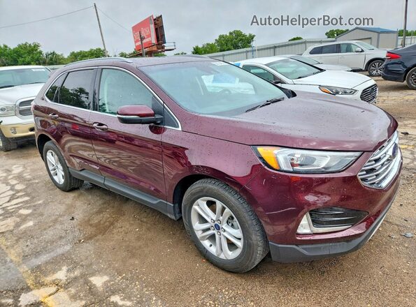2FMPK3J90LBB15994 2020 FORD EDGE Burgundy Передня права чверть
