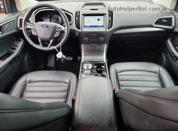 2FMPK3J90LBB15994 2020 FORD EDGE Burgundy Вид панелі приладів