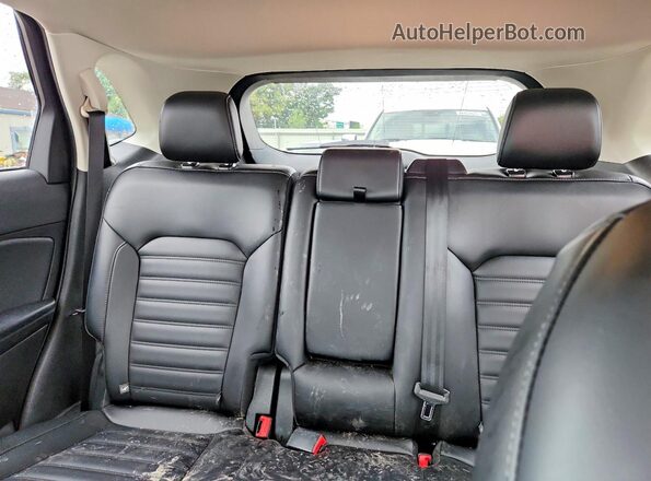 2FMPK3J90LBB15994 2020 FORD EDGE Burgundy Вид задніх сидінь