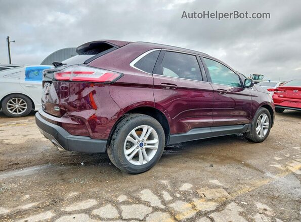 2FMPK3J90LBB15994 2020 FORD EDGE Burgundy Задня права чверть