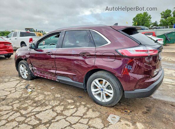 2FMPK3J90LBB15994 2020 FORD EDGE Burgundy Задня ліва чверть