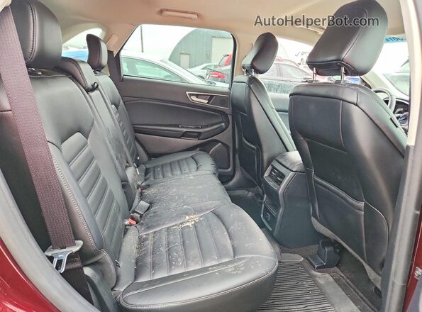 2FMPK3J90LBB15994 2020 FORD EDGE Burgundy Вид задньої частини салону