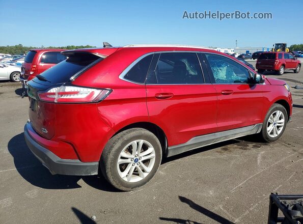 2FMPK3J90LBB28597 2020 FORD EDGE Red Tył prawy