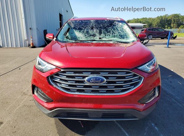 2FMPK3J90LBB28597 2020 FORD EDGE Red Widok z przodu