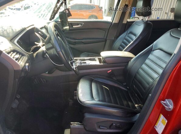 2FMPK3J90LBB28597 2020 FORD EDGE Red Widok wnętrza z przodu