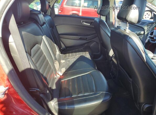 2FMPK3J90LBB28597 2020 FORD EDGE Red Widok wnętrza z tyłu