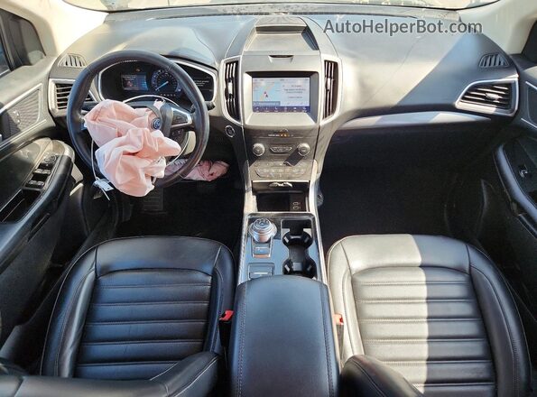 2FMPK3J90LBB50163 2020 FORD EDGE Black წინა პანელის ხედი