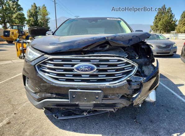 2FMPK3J90LBB50163 2020 FORD EDGE Black წინა ხედი