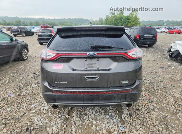 2FMPK3J91HBB71837 2017 FORD EDGE Gray Widok z tyłu