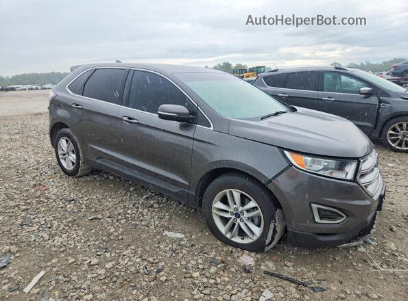 2FMPK3J91HBB71837 2017 FORD EDGE Gray Przód prawy
