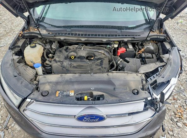 2FMPK3J91HBB71837 2017 FORD EDGE Gray Widok komory silnika