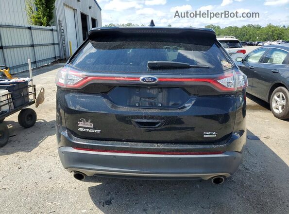 2FMPK3J91JBB03091 2018 FORD EDGE Черный Вид сзади