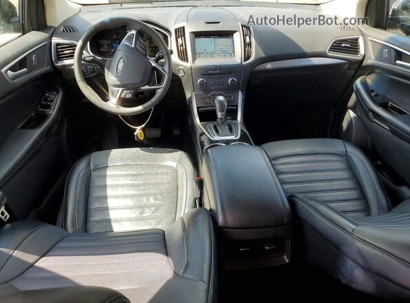 2FMPK3J91JBB03091 2018 FORD EDGE Черный Вид панели приборов