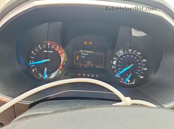 2FMPK3J91JBB96002 2018 FORD EDGE Black Սարքավորումների վահանակի տեսք