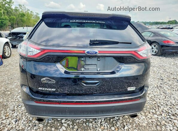 2FMPK3J91JBB96002 2018 FORD EDGE Black Հետևի տեսք