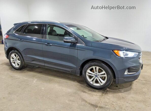2FMPK3J91KBB25884 2019 FORD EDGE Blue წინა მარჯვენა