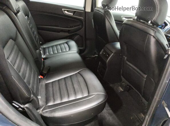 2FMPK3J91KBB25884 2019 FORD EDGE Blue უკანა სალონის ხედი