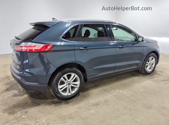 2FMPK3J91KBB25884 2019 FORD EDGE Blue უკანა მარჯვენა