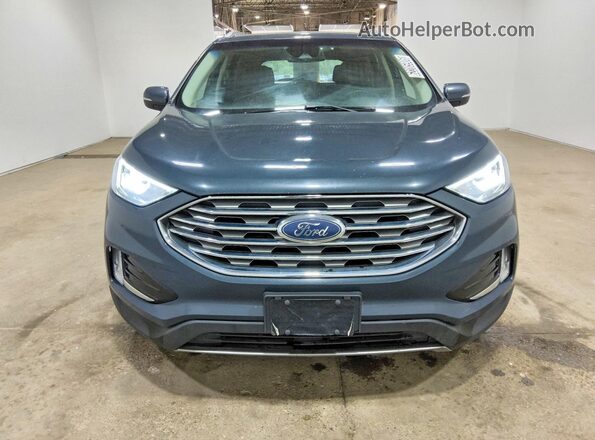 2FMPK3J91KBB25884 2019 FORD EDGE Blue წინა ხედი