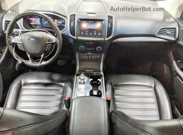 2FMPK3J91KBB25884 2019 FORD EDGE Blue წინა პანელის ხედი