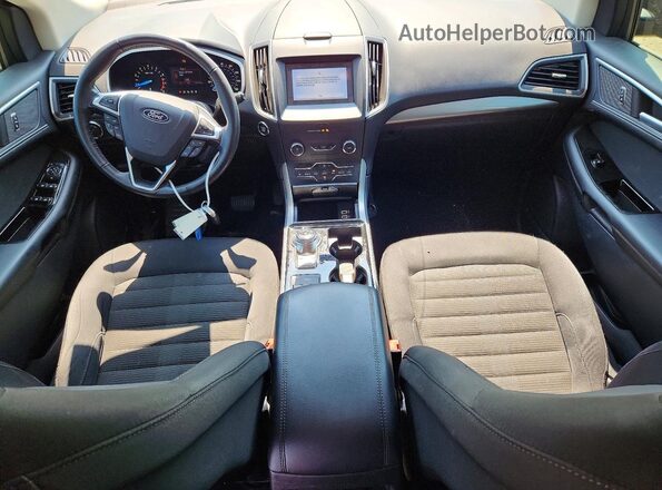2FMPK3J91KBC62372 2019 FORD EDGE Black Вид панелі приладів