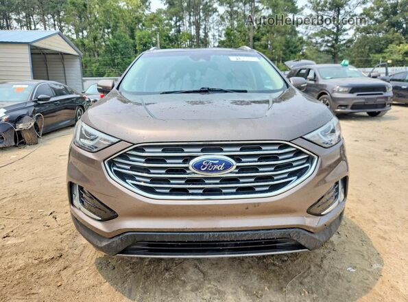 2FMPK3J91KBC63943 2019 FORD EDGE Gray Вид спереду
