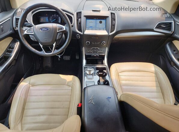 2FMPK3J91KBC63943 2019 FORD EDGE Gray Вид панелі приладів