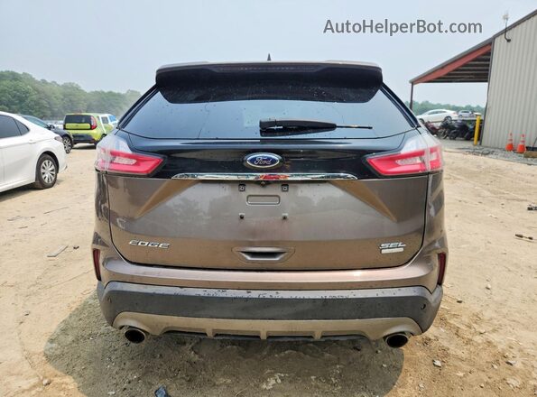 2FMPK3J91KBC63943 2019 FORD EDGE Gray Вид ззаду
