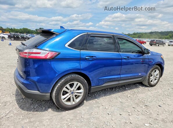 2FMPK3J91LBA42795 2020 FORD EDGE Blue Tył prawy