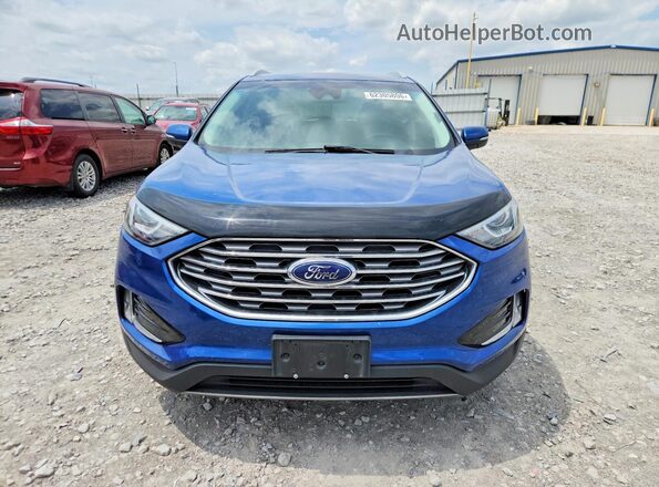 2FMPK3J91LBA42795 2020 FORD EDGE Blue Widok z przodu
