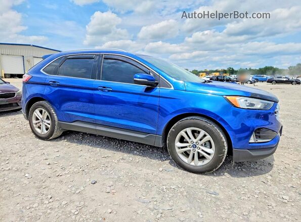 2FMPK3J91LBA42795 2020 FORD EDGE Blue Przód prawy