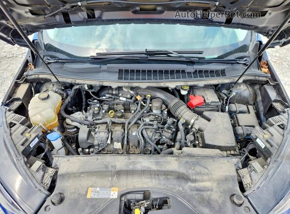 2FMPK3J91LBA42795 2020 FORD EDGE Blue Widok komory silnika