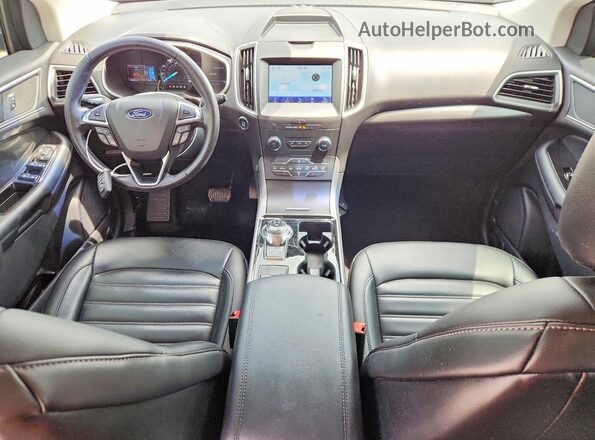 2FMPK3J91LBA42795 2020 FORD EDGE Blue Widok deski rozdzielczej