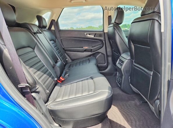 2FMPK3J91LBA42795 2020 FORD EDGE Blue Widok wnętrza z tyłu