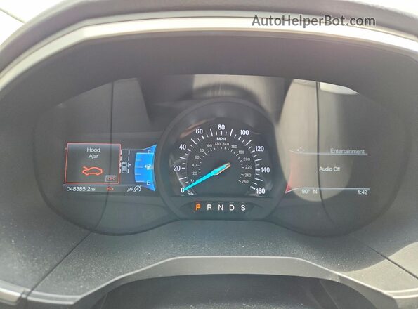 2FMPK3J91LBA42795 2020 FORD EDGE Blue Widok zestawu wskaźników