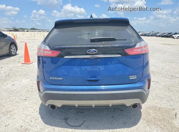 2FMPK3J91LBB46994 2020 FORD EDGE Blue Rear view