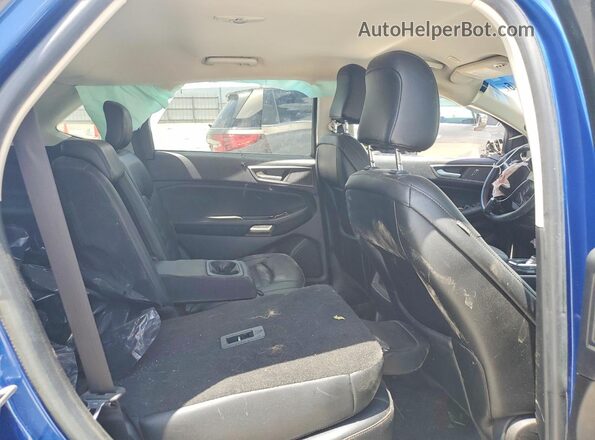 2FMPK3J91LBB46994 2020 FORD EDGE Blue Rear seats view